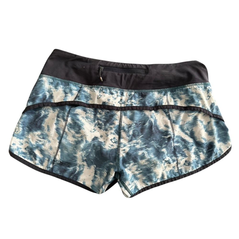 Lululemon Run 6 So Seaside Silver Fox Alberta Lake Naval Blue Speed Short GG13-4 - Picture 7 of 8